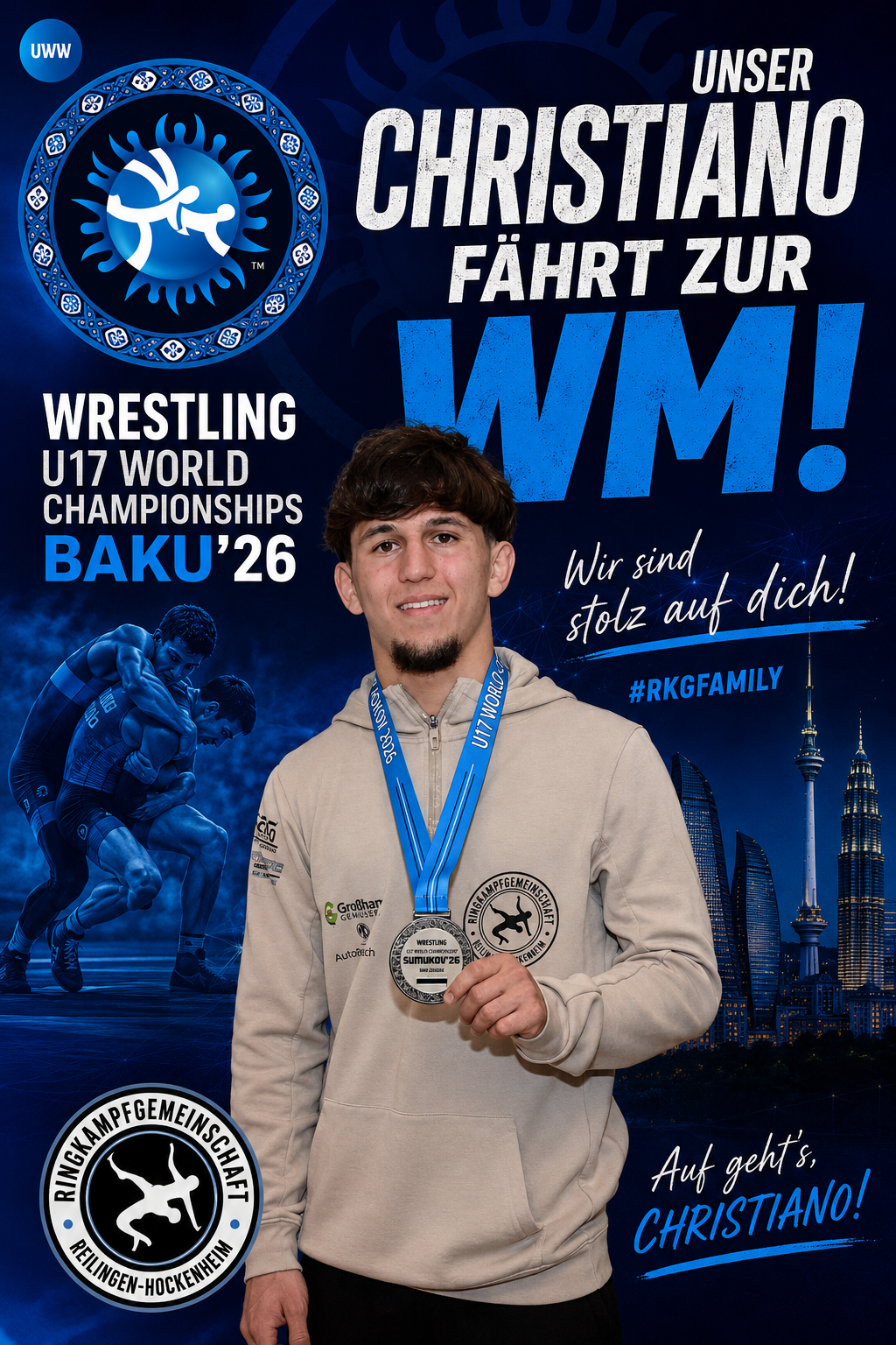 Christiano fährt zur WM !