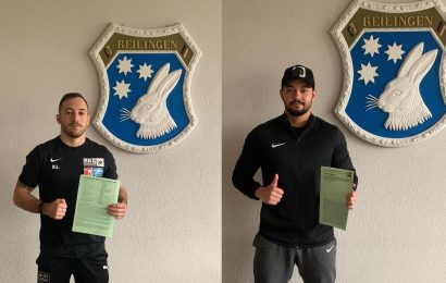 RKG bindet zwei Aufstiegshelden