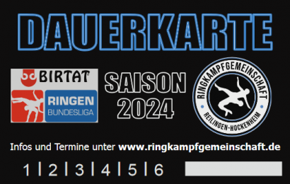 Dauerkartenverkauf – Saison 2024